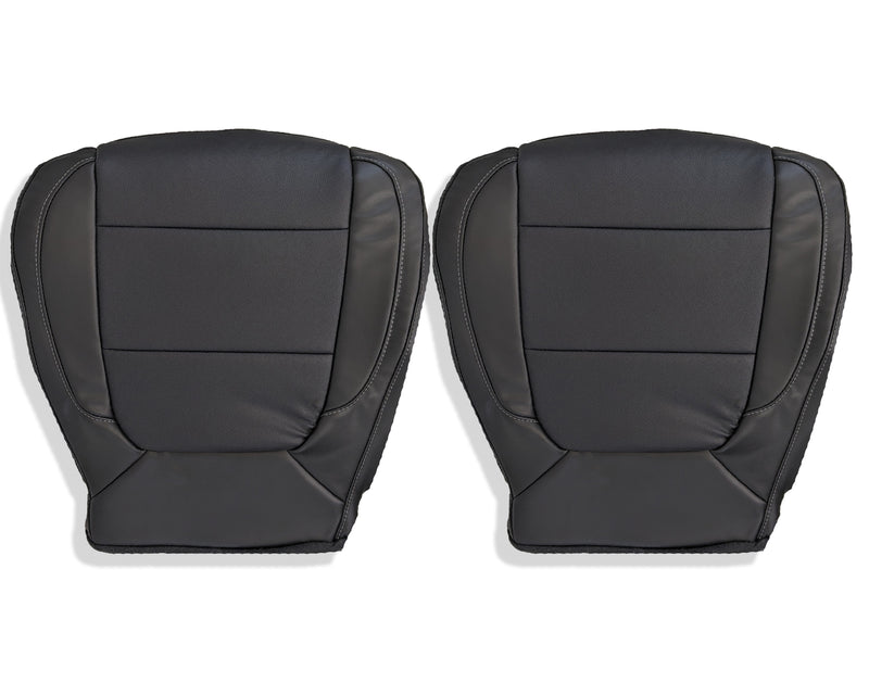 2019-2021 Chevy Silverado & GMC Sierra Perforated Leather Seat Cover Replacement in Black