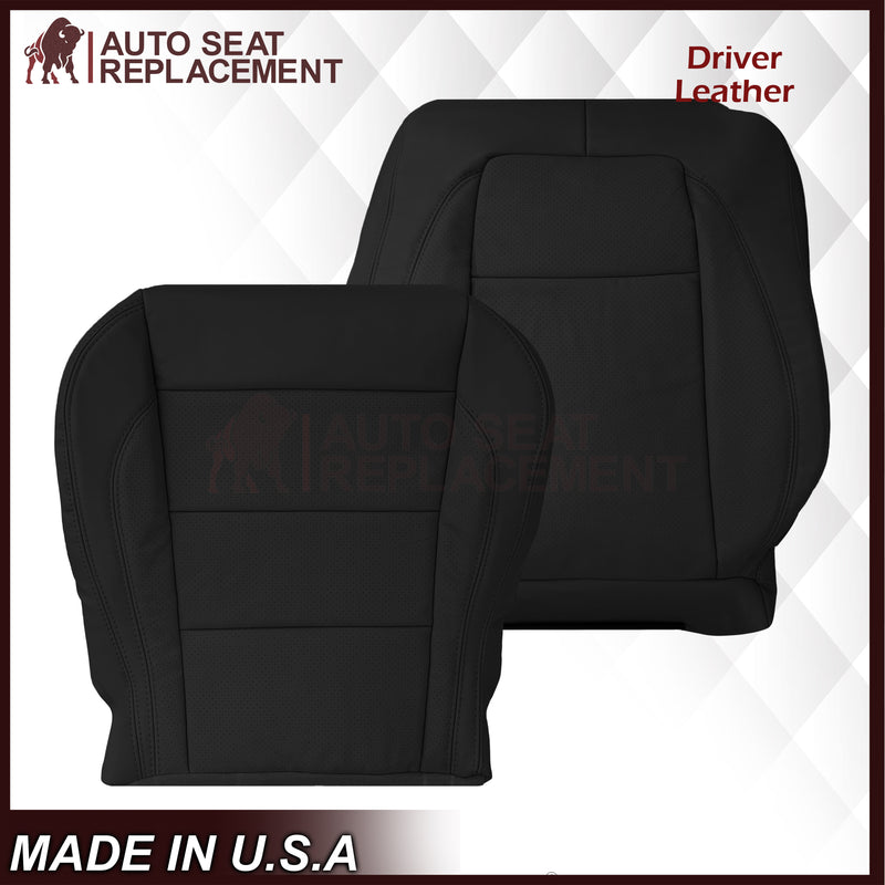 2007 - 2010 Jaguar XK XK-R Genuine Leather OR Synthetic Leather Seat Covers In Black - Auto Seat Replacement