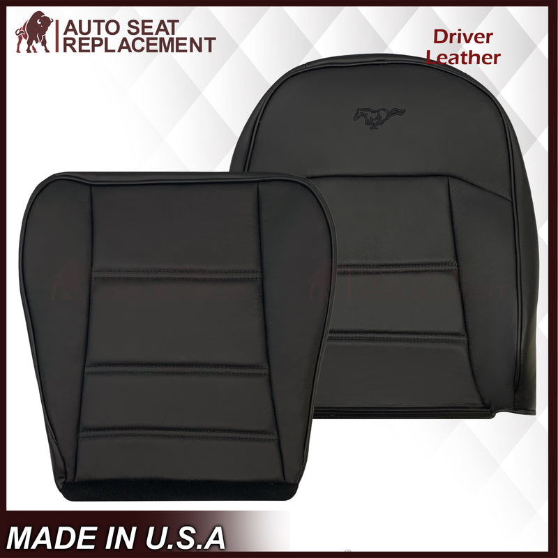 1999-2004 Ford Mustang V6 Replacement Seat Cover in Ebony Black: Choose From Variation - Auto Seat Replacement