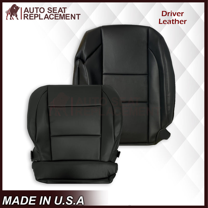2005-2015 Nissan Titan Driver and Passenger Side Top and Bottom Seat Covers in Black : Choose from the variants - Auto Seat Replacement