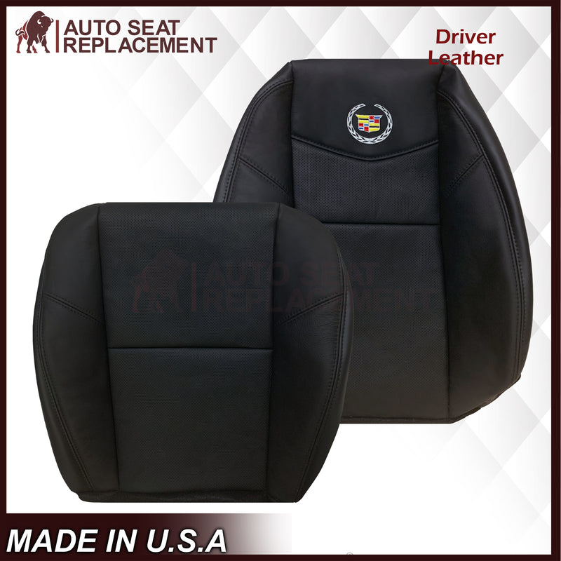 2007-2014 Cadillac Escalade Perforated Genuine Leather or Synthetic Leather Seat Cover in Black: Choose From Variation - Auto Seat Replacement