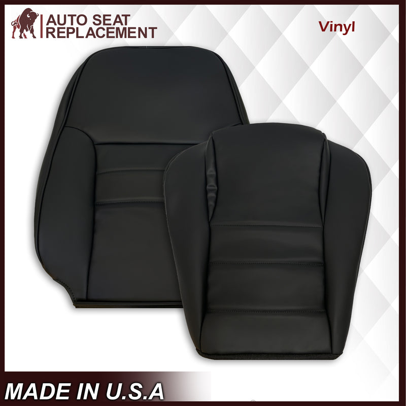 1994-1998 Ford Mustang Synthetic Replacement Seat Covers in Black: Choose From Variation - Auto Seat Replacement