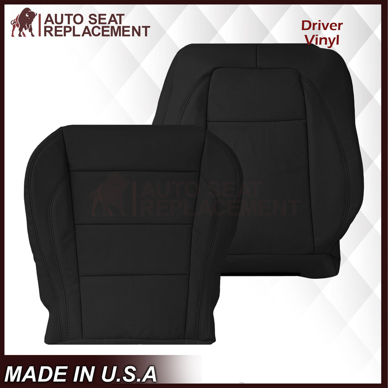 2007 - 2010 Jaguar XK XK-R Genuine Leather OR Synthetic Leather Seat Covers In Black - Auto Seat Replacement