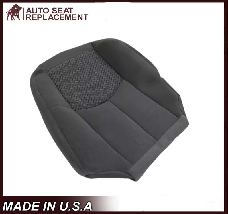 2003 2004 Chevy Avalanche 1500/2500 Replacement Cloth Seat Covers In Dark Gray - Auto Seat Replacement