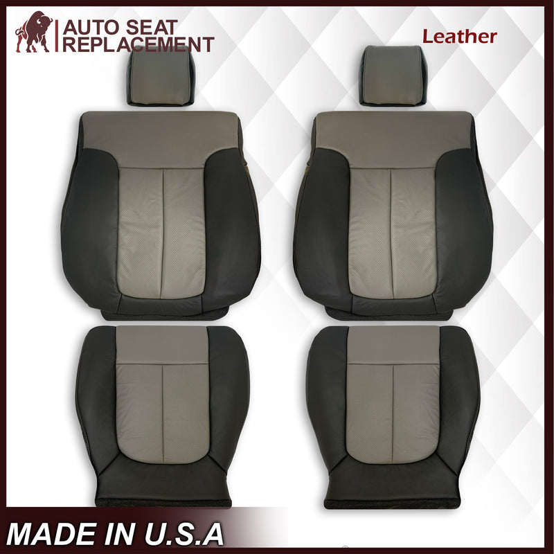 2010 - 2012 Ford F150 Harley Davidson Edition Perforated Leather Seat Covers - Auto Seat Replacement