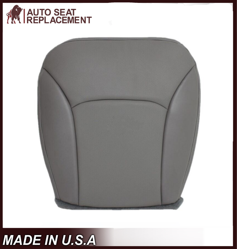 For 2003-2008 Ford E250 Econoline Van Perforated Front Vinyl Replacement Seat Covers in Flint Gray - Auto Seat Replacement