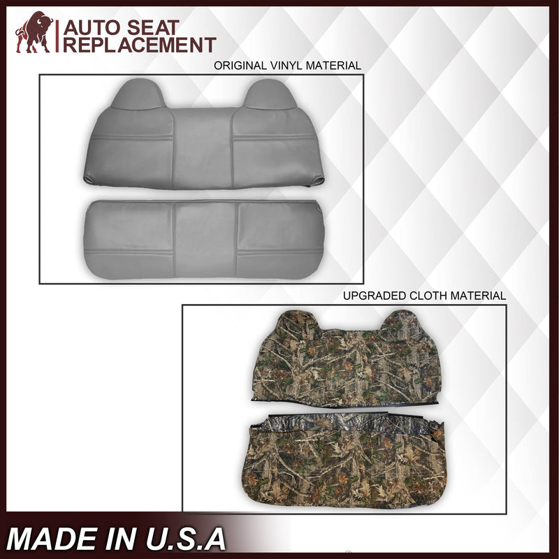 2003 - 2007 Ford F250 F350 F450 F550 Super Duty XL Work Truck Custom Bench Seat Covers - Auto Seat Replacement