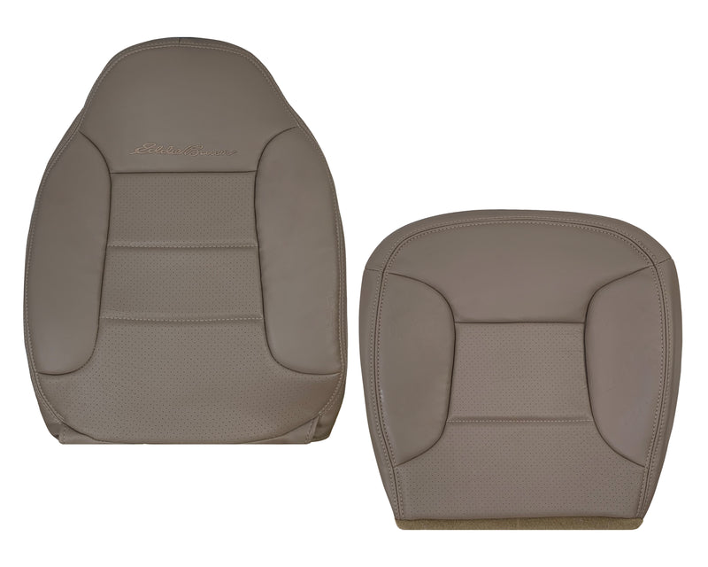 1992 - 1996 Ford Bronco Eddie Bauer Synthetic Leather Seat Cover In Mocha Tan - Auto Seat Replacement