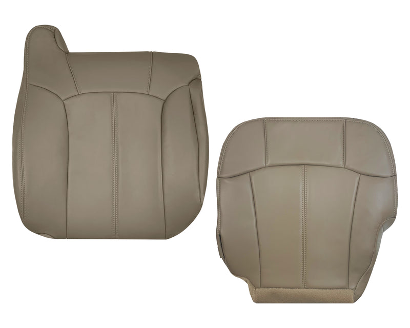 1999-2002 Chevy Silverado Seat Cover in Medium Neutral Tan: Choose From Variations - Auto Seat Replacement