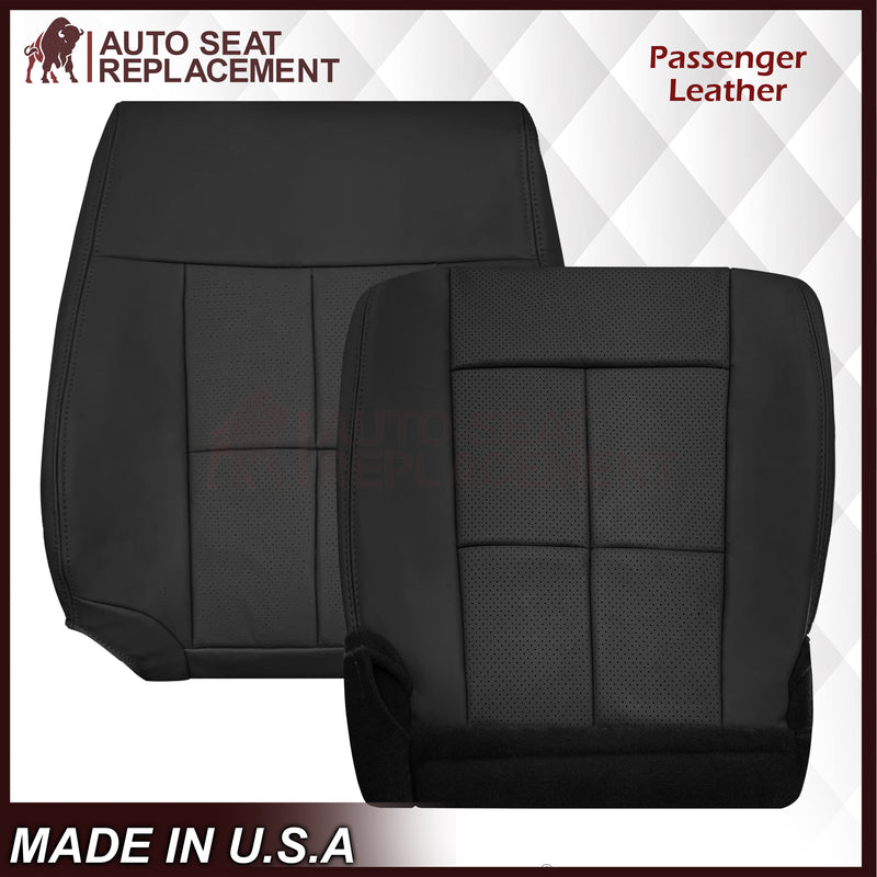 2007 - 2014 Lincoln Navigator Replacement Seat Covers in Black Leather or Synthetic Leather - Auto Seat Replacement