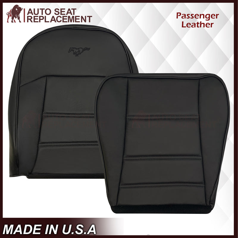 1999-2004 Ford Mustang V6 Replacement Seat Cover in Ebony Black: Choose From Variation - Auto Seat Replacement