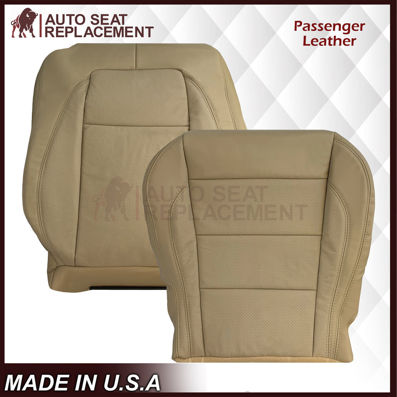 2007 - 2010 Jaguar XK XK-R Genuine Leather OR Synthetic Leather Seat Covers In Caramel Tan - Auto Seat Replacement