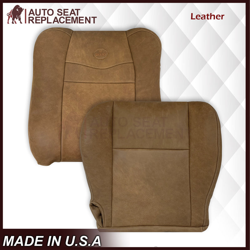 2001 2002 2003 Ford F150 King Ranch Raw Cowhide GENUINE LEATHER Seat Covers - Auto Seat Replacement