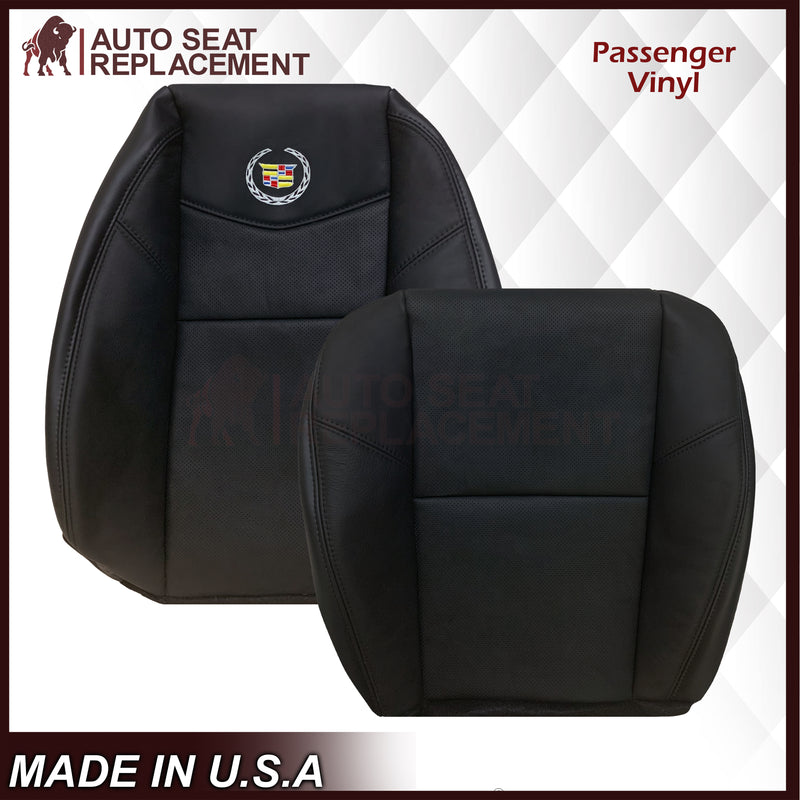 2007-2014 Cadillac Escalade Perforated Genuine Leather or Synthetic Leather Seat Cover in Black: Choose From Variation - Auto Seat Replacement