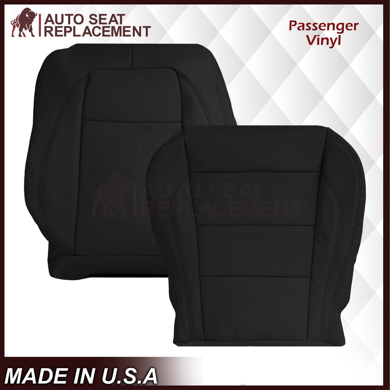 2007 - 2010 Jaguar XK XK-R Genuine Leather OR Synthetic Leather Seat Covers In Black - Auto Seat Replacement