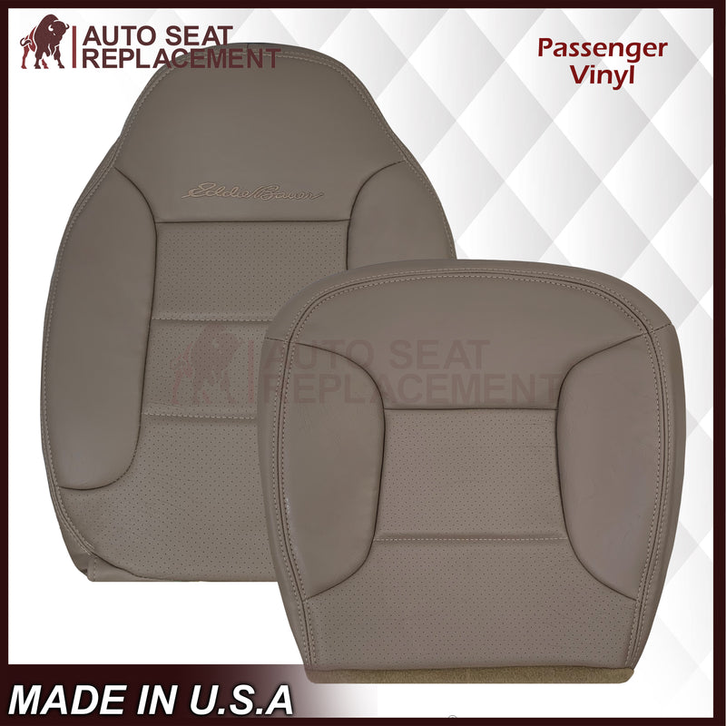 1992 - 1996 Ford Bronco Eddie Bauer Synthetic Leather Seat Cover In Mocha Tan - Auto Seat Replacement
