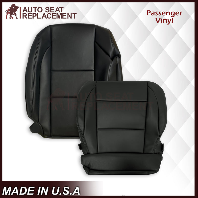 2005-2015 Nissan Titan Driver and Passenger Side Top and Bottom Seat Covers in Black : Choose from the variants - Auto Seat Replacement