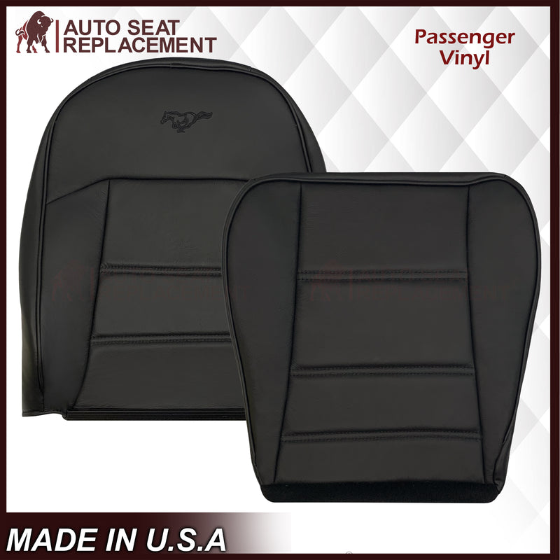 1999-2004 Ford Mustang V6 Replacement Seat Cover in Ebony Black: Choose From Variation - Auto Seat Replacement