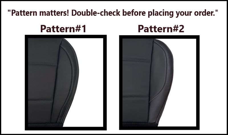 2015 - 2019 Subaru Outback LIMITED Front Bottom Replacement Seat Covers In Black - Auto Seat Replacement