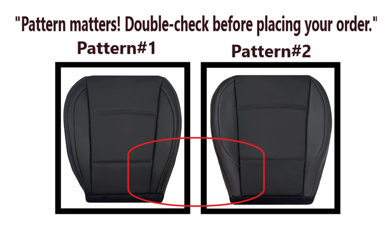 2015 - 2019 Subaru Outback LIMITED Front Bottom Replacement Seat Covers In Black - Auto Seat Replacement