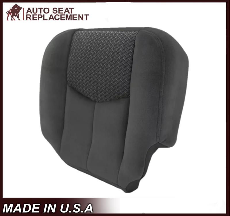 2003 2004 Chevy Avalanche 1500/2500 Replacement Cloth Seat Covers In Dark Gray - Auto Seat Replacement