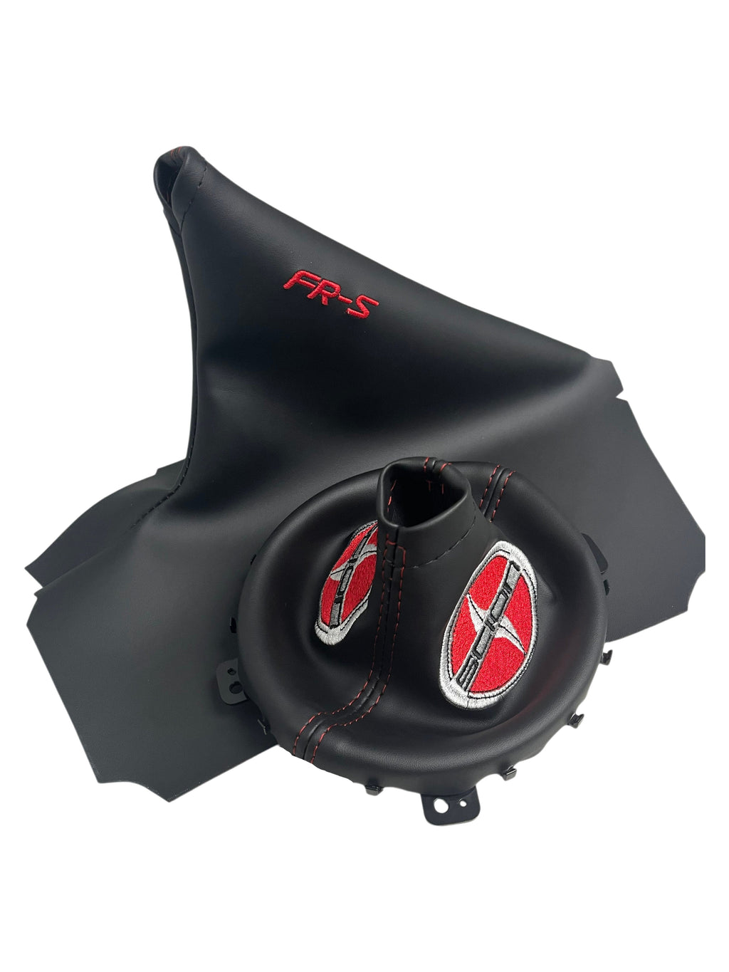 Manual Shift Ebrake Boot Cover Set With Custom Embroidery For Scion Frs Fr-s - Auto Seat Replacement