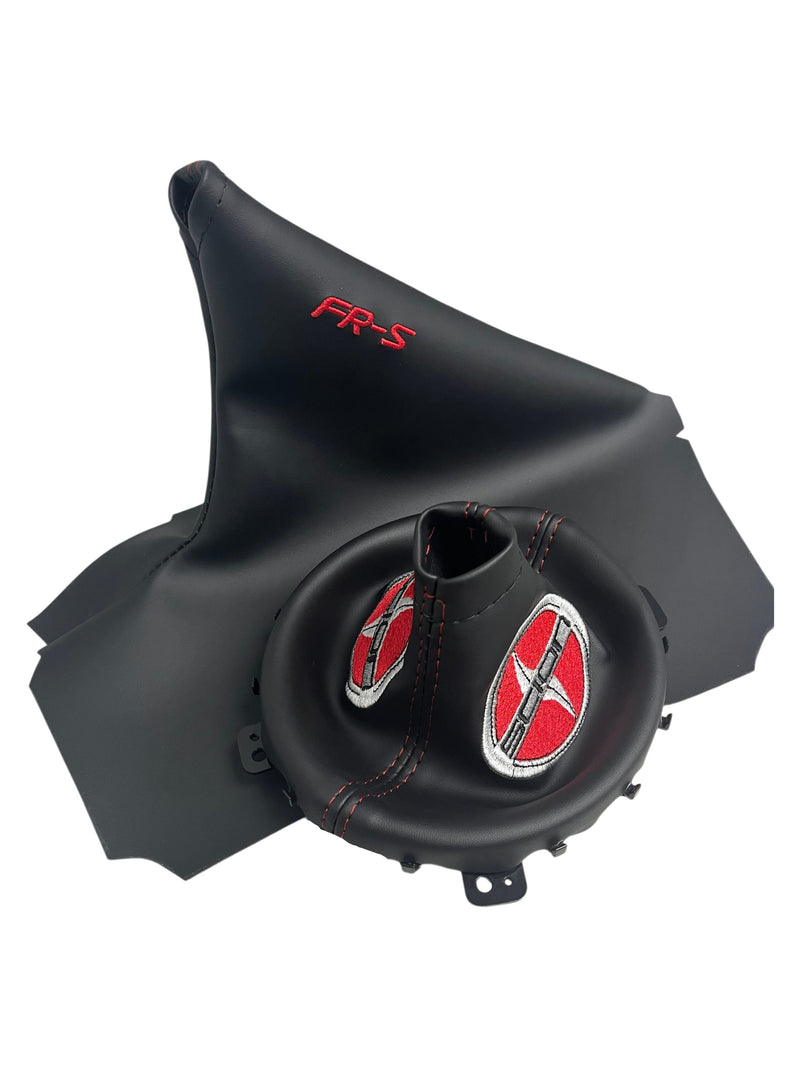 Manual Shift Ebrake Boot Cover Set With Custom Embroidery For Scion Frs Fr-s - Auto Seat Replacement