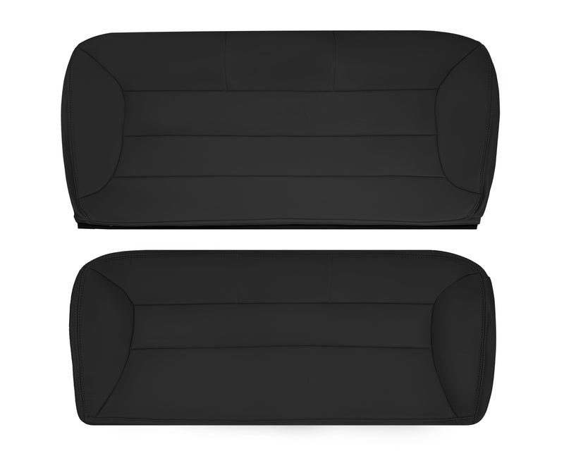 1992 - 1996 Ford Bronco Eddie Bauer Second Row Synthetic Leather Seat Cover In Black