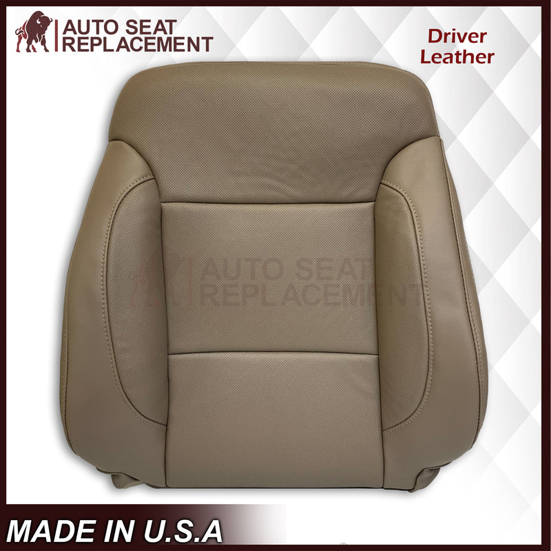 2014 - 2019 Chevy Silverado/GMC Yukon/ Tahoe/ Suburban Perforated Replacement Seat Covers in Tan - Auto Seat Replacement