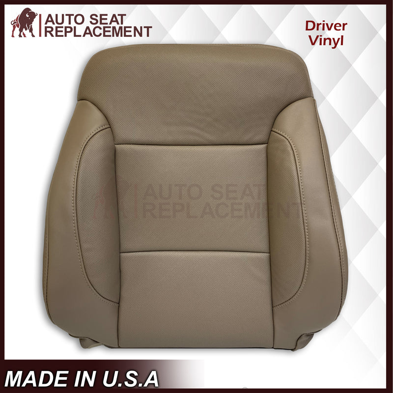 2014 - 2019 Chevy Silverado/GMC Yukon/ Tahoe/ Suburban Perforated Replacement Seat Covers in Tan - Auto Seat Replacement
