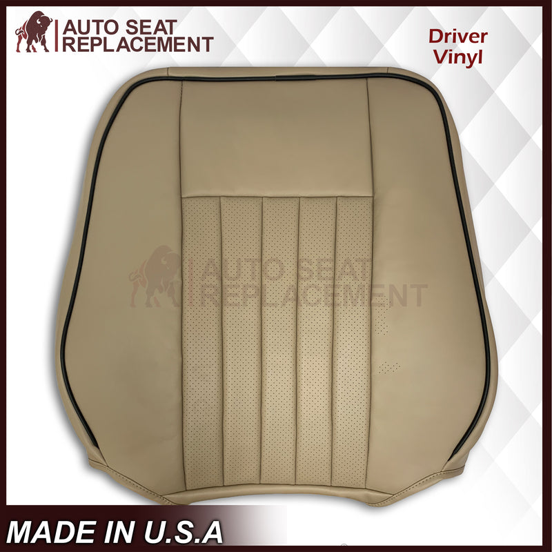 2005 2006 Lincoln Navigator Replacement Seat Covers in Camel Tan: Choose Genuine Leather or Vinyl - Auto Seat Replacement
