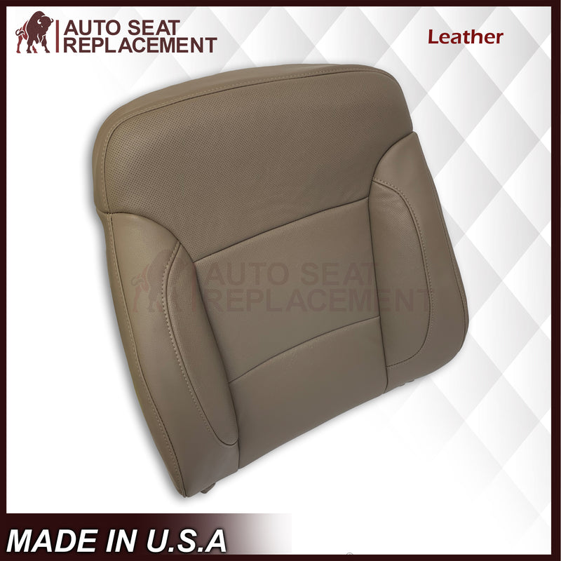 2014 - 2019 Chevy Silverado/GMC Yukon/ Tahoe/ Suburban Perforated Replacement Seat Covers in Tan - Auto Seat Replacement