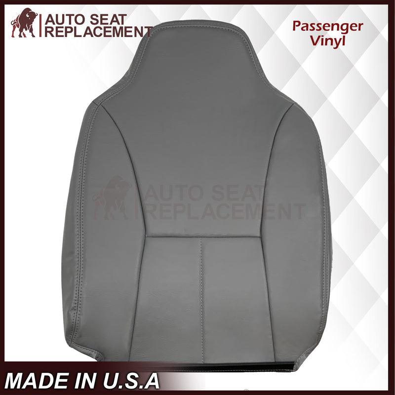 1998 1999 2000 2001 2002 Dodge Ram 1500 Base Work Truck SINGLE CAB Seat Cover in Mist Gray Vinyl - Auto Seat Replacement