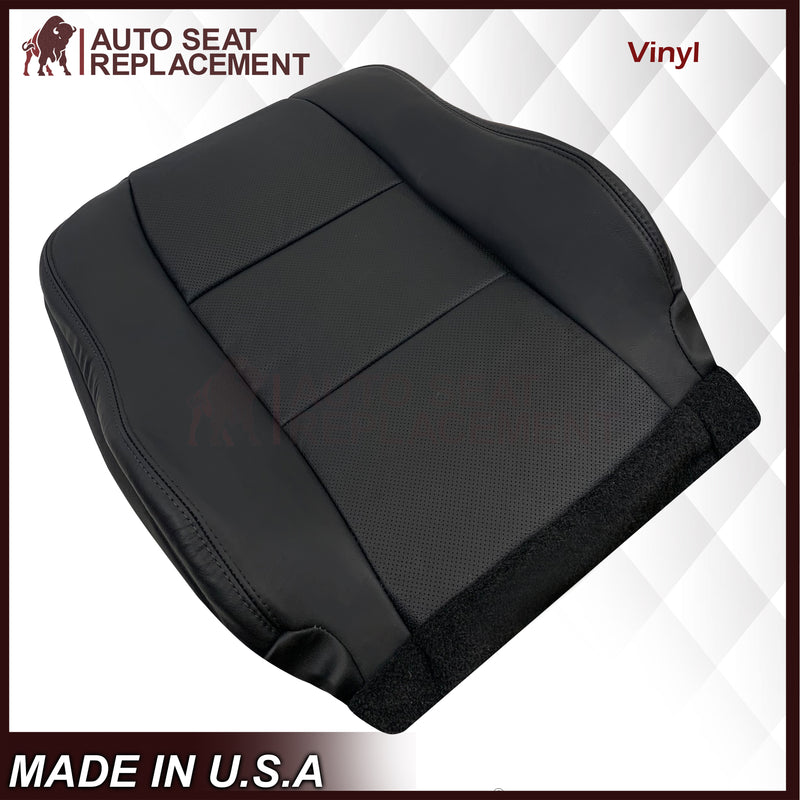 2005 - 2008 Acura TL Driver Or Passenger Seat Covers In Black: Choose Leather OR Synthetic Leather