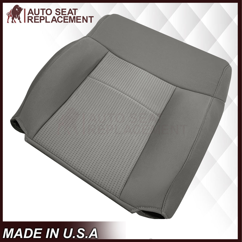 2007 2008 Ford F-150 XLT Replacement Driver OR Passenger Seat Cover in Gray Fabric - Auto Seat Replacement
