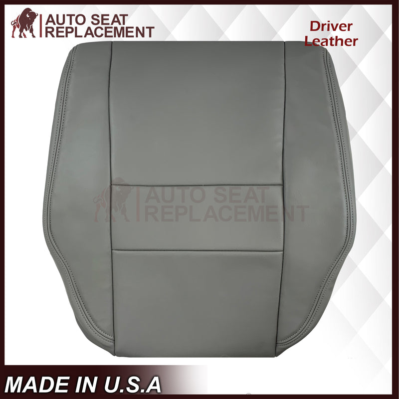 2007 - 2013 Toyota Sequoia SR5 Driver OR Passenger Side Top and Bottom Replacement Seat Covers In Gray: Choose your material - Auto Seat Replacement