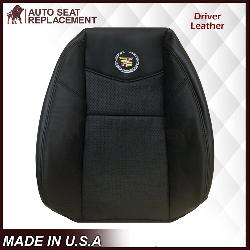 2007-2014 Cadillac Escalade Perforated Genuine Leather or Synthetic Leather Seat Cover in Black: Choose From Variation - Auto Seat Replacement