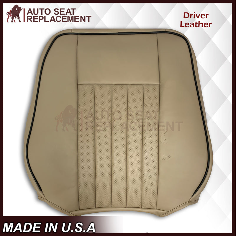 2005 2006 Lincoln Navigator Replacement Seat Covers in Camel Tan: Choose Genuine Leather or Vinyl - Auto Seat Replacement