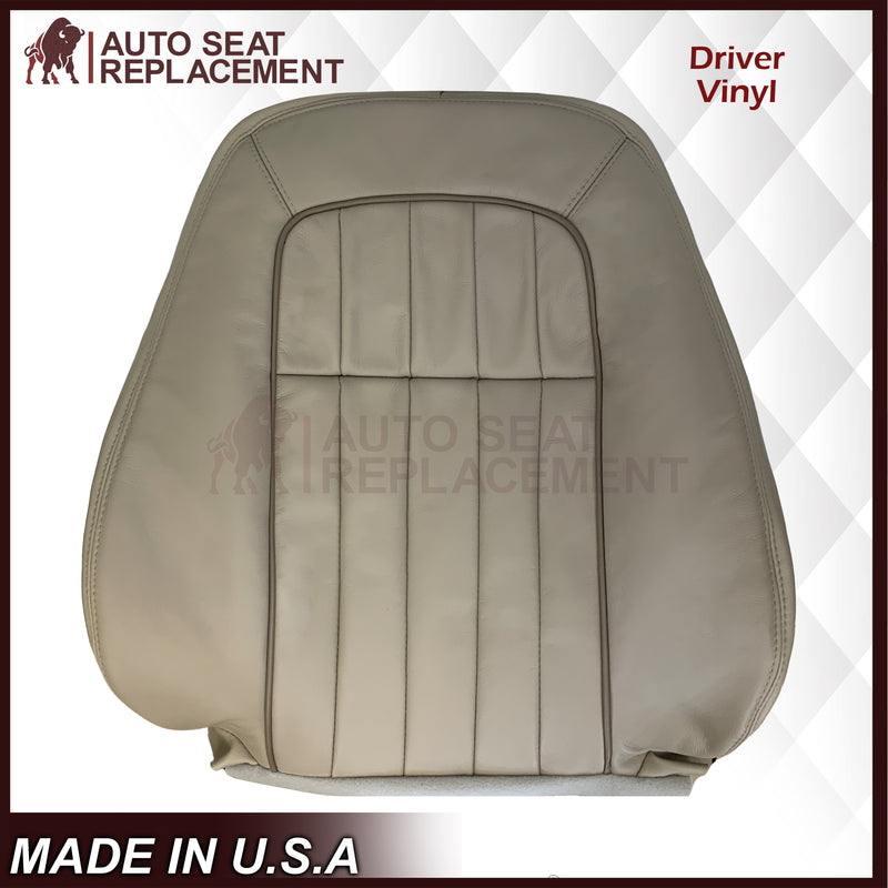 1997 - 2003 Jaguar XJ8, XJ6 4-Door L6 Genuine Leather OR Synthetic Leather Seat Covers In Oatmeal (Beige) - Auto Seat Replacement