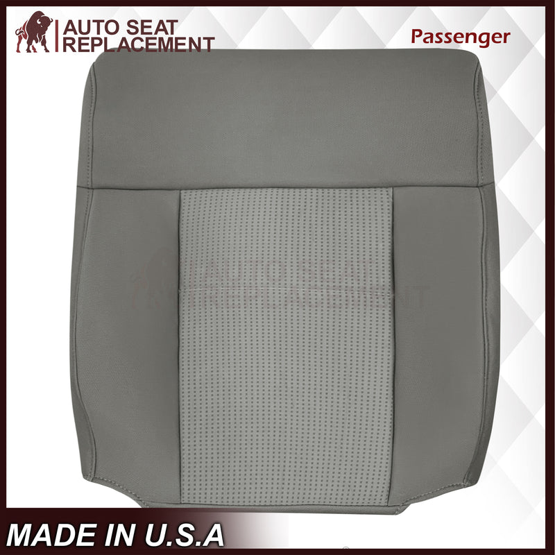 2007 2008 Ford F-150 XLT Replacement Driver OR Passenger Seat Cover in Gray Fabric - Auto Seat Replacement