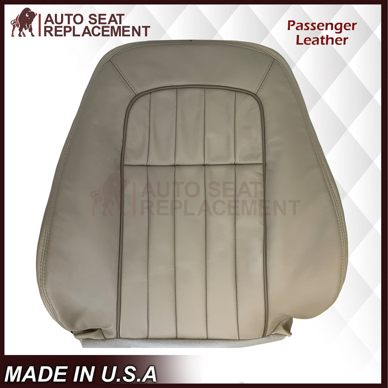 1997 - 2003 Jaguar XJ8, XJ6 4-Door L6 Genuine Leather OR Synthetic Leather Seat Covers In Oatmeal (Beige) - Auto Seat Replacement