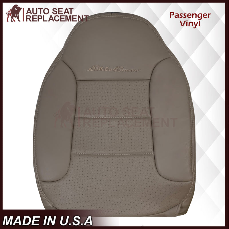 1992 - 1996 Ford Bronco Eddie Bauer Synthetic Leather Seat Cover In Mocha Tan - Auto Seat Replacement