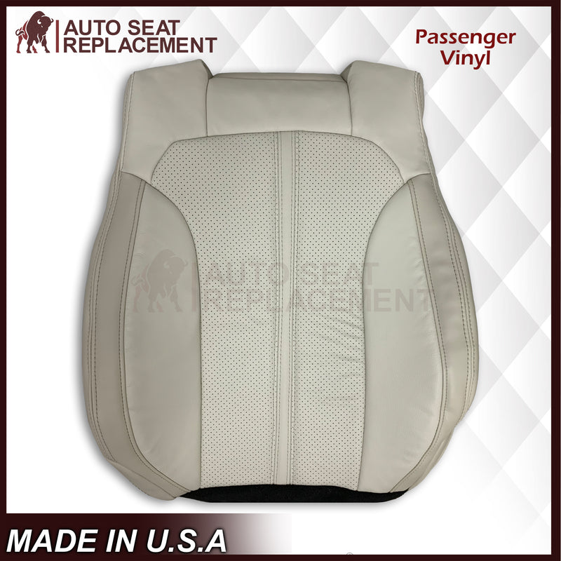2009 - 2012 Lincoln MKS Replacement Seat Covers in Tan: Choose Genuine Leather or Vinyl - Auto Seat Replacement