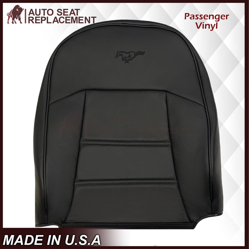 1999-2004 Ford Mustang V6 Replacement Seat Cover in Ebony Black: Choose From Variation - Auto Seat Replacement
