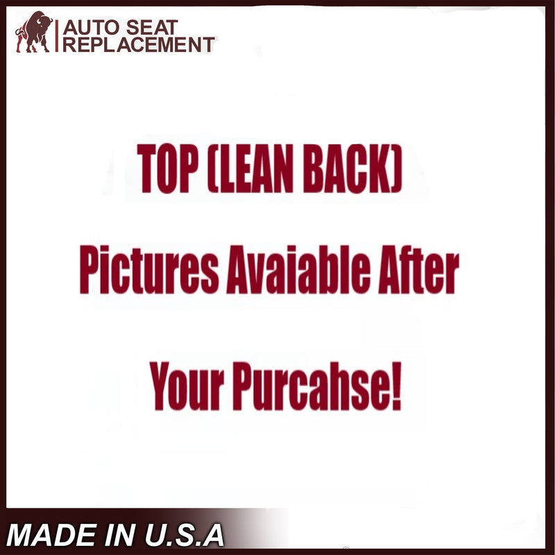 2002 Chevy Avalanche Seat Cover in Dark Gray With Cloth Insert: Choose Leather or Vinyl - Auto Seat Replacement