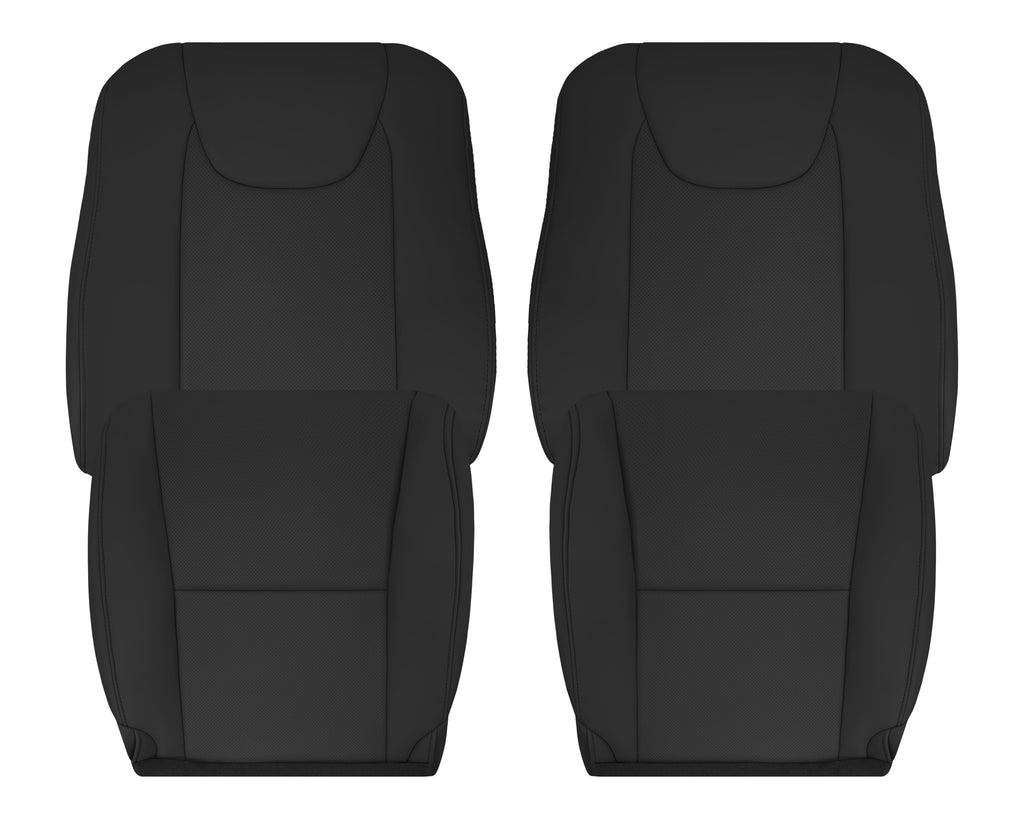 2010-2015 Lexus RX350 RX450H Replacement Synthetic Leather Seat Covers: Black Perforated