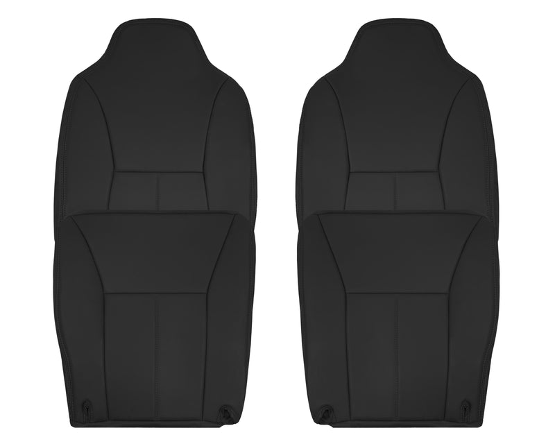 1998 1999 2000 2001 2002 Dodge Ram 1500 Base Work Truck SINGLE CAB Seat Cover in Agate Very Dark Gray Vinyl Black