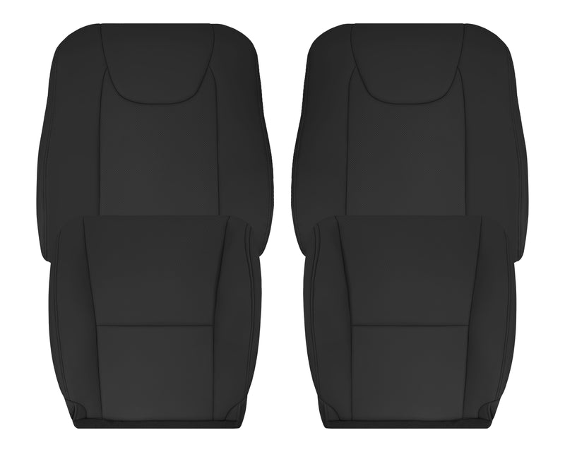 2010-2015 Lexus RX350 RX450H Replacement Synthetic Leather Seat Covers: Black Perforated
