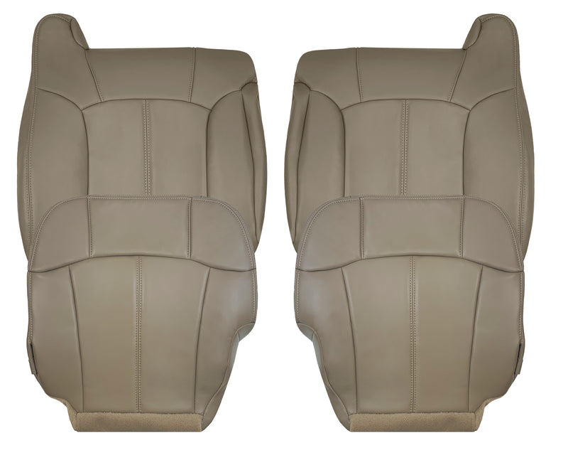 1999-2002 Chevy Silverado Seat Cover in Medium Neutral Tan: Choose From Variations - Auto Seat Replacement