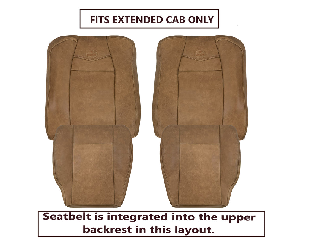 2001 - 2003 Ford F150 King Ranch (FITS EXTENDED CAB ONLY) Cowhide Genuine Leather Seat Covers